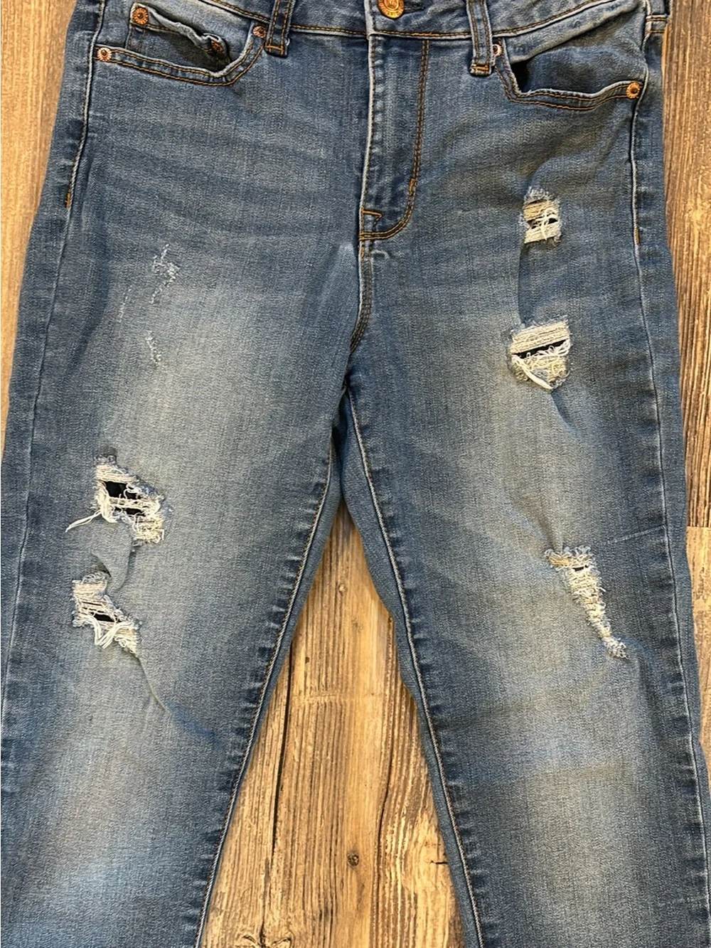 Aeropostale High Waisted Cropped Jeggings - Size 4